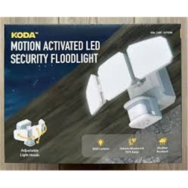 BRAND NEW KODA MOTION ACTIVATED LED FLOOD LIGHTS