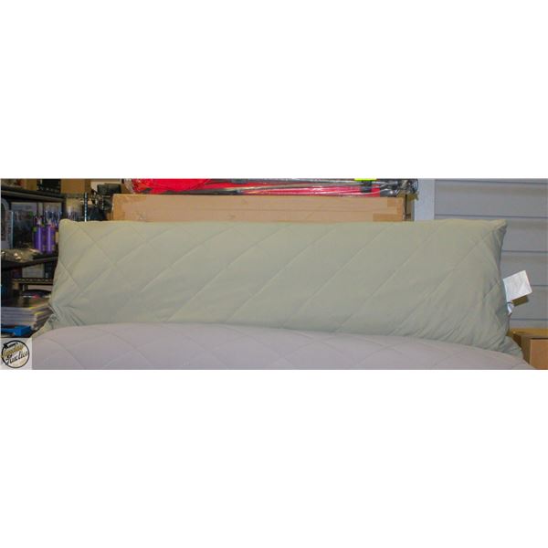 NEW LARGE GREEN BODY PILLOW