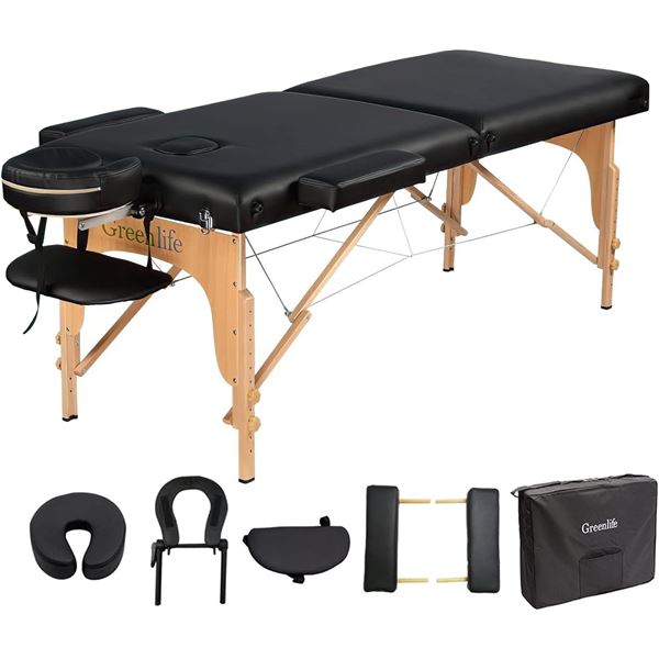 NEW GREENLIFE PORTABLE MASSAGE TABLE 24"