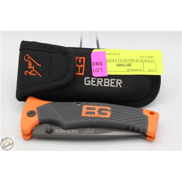 GERBER BEAR GRYLLS KNIFE WITH SHEATH