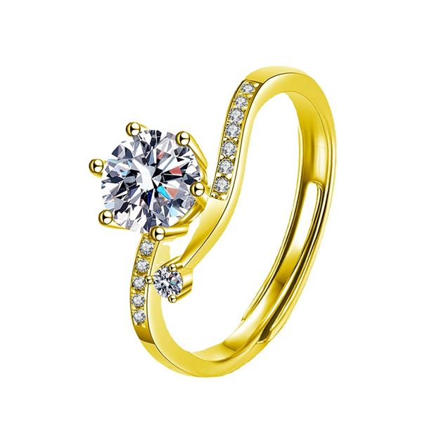 18KGP STAMPED 1 CT GRA CERTIFIED ROUND BRILLIANT