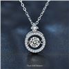 Image 1 : 1 CT GRA CERTIFIED ROUND BRILLIANT 925S NECKLACE