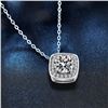 Image 2 : 1 CT GRA CERTIFIED ROUND BRILLIANT 925S NECKLACE