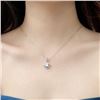 Image 4 : 1 CT GRA CERTIFIED ROUND BRILLIANT 925S NECKLACE