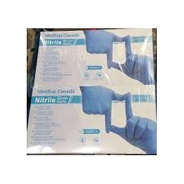 NEW 2 X 100PCS MEDSUP NITRILE GLOVES MEDIUM