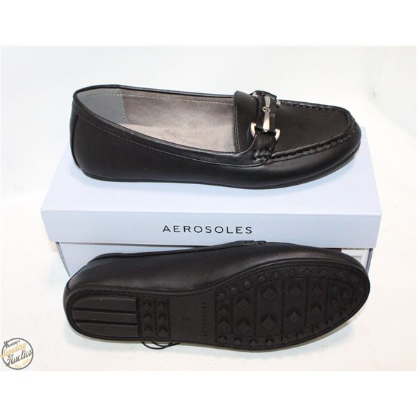 NEW AEROSOLES BLACK WOMENS SLIP IN SHOES