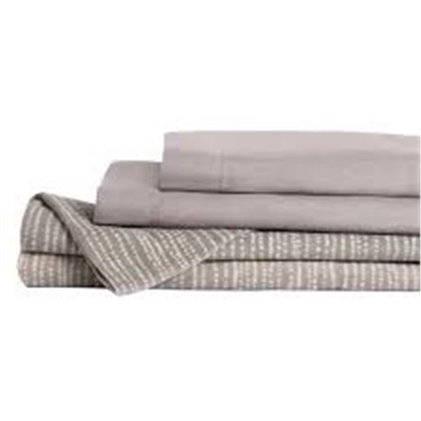 NEW LIFE COMFORT FLEECE SHEET SET 4 PIECE DOUBLE S