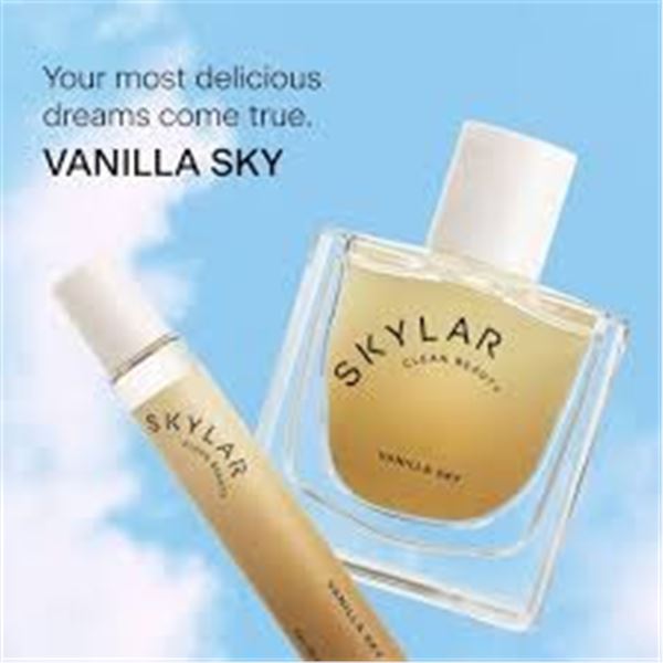 NEW WITH BOX SKYLAR VANILLA SKY CLEAN FRAGRANCE DU
