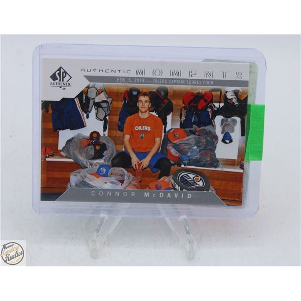 CONNER MCDAVID 2018-19 SP AUTHENTIC