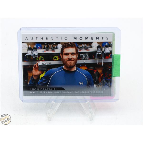 LEON DRAISAITL 2017-18 AUTHENTIC MOMENTS