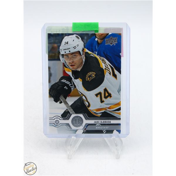 JAKE DEBRUSK 2019-20 UPPER DECK RAW CARD