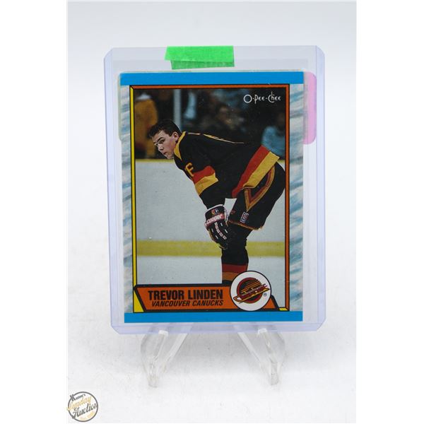TREVOR LINDEN ROOKIE 1989-90 O PEE CHEE