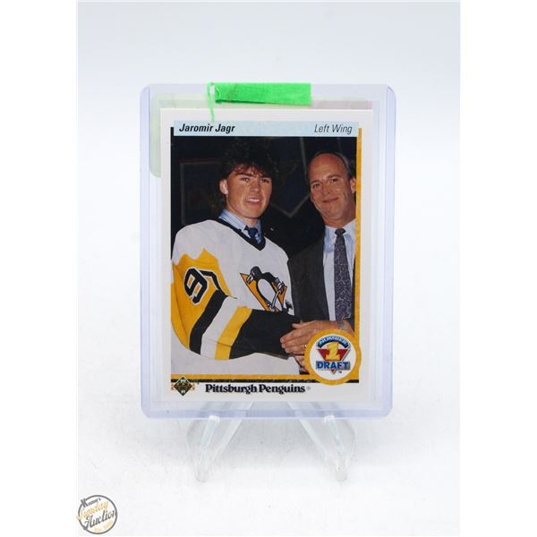 JAROMIR JAGR ROOKIE 1990-91 #1 DRAFT UPPER