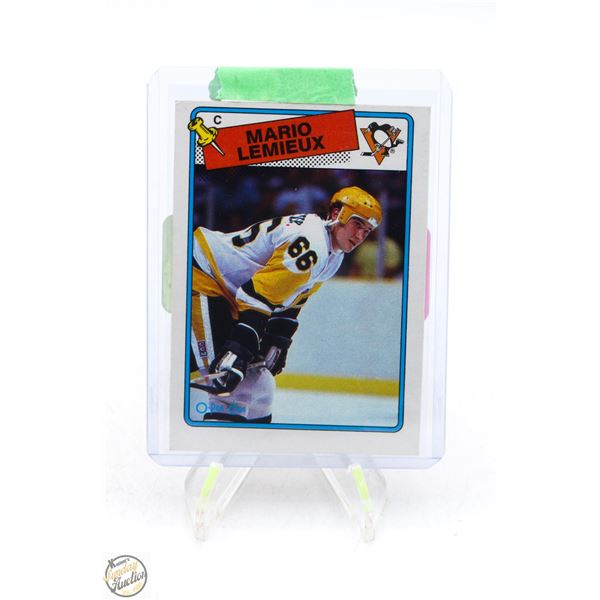 MARIO LEMIEUX 1988 89 O PEE CHEE RAW CARD