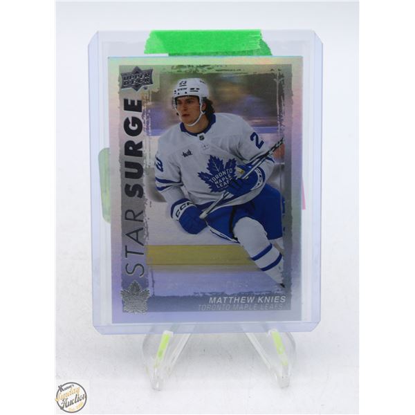 MATTHEW KNIE 2023-24 ROOKIE STAR SURGE