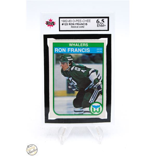 RON FRANCIS KSA 6.5 EX NMT 1982-83 ROOKIE