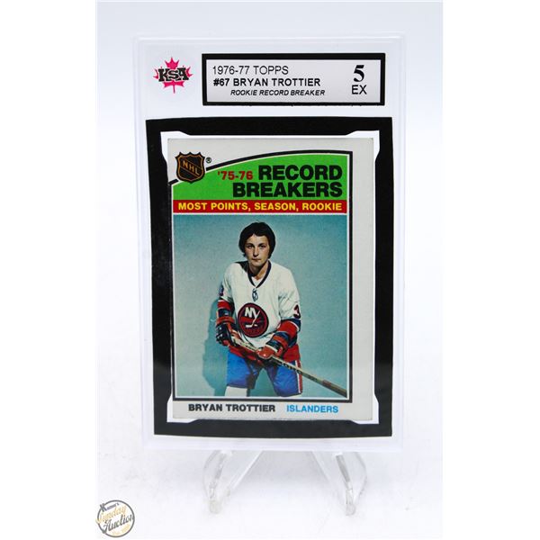 BRYAN TROTTIER 1976-77 ROOKIE RECORD