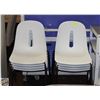 Image 1 : BAILIFF SEIZURE SET OF 8 STACKABLE CHAIRS
