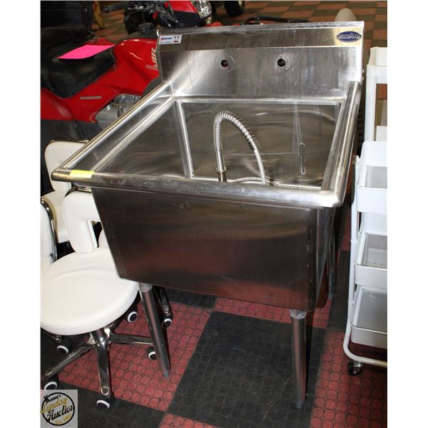 BAILIFF SEIZURE COMMERCIAL S/S SINK W/FAUCET