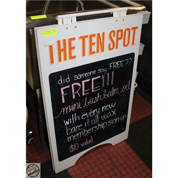 BAILIFF SEIZURE SANDWICH BOARD FOR ADVERTISMENTS