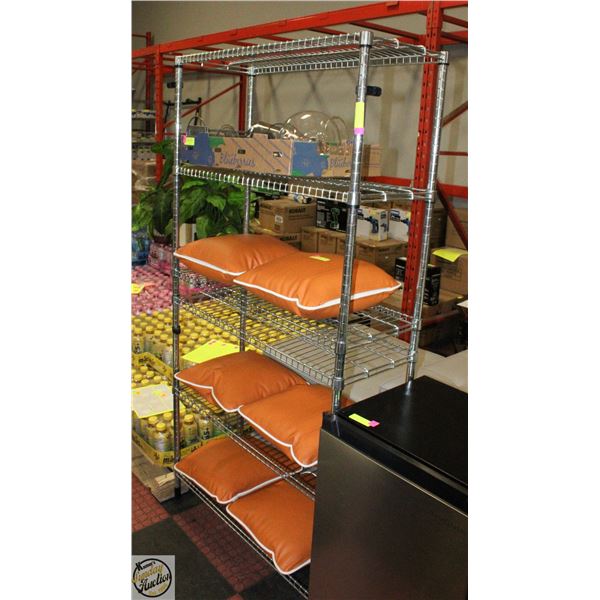 BAILIFF SEIZURE S/S 6FT COMMERCIAL RACK