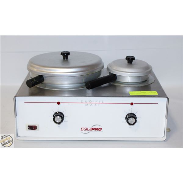 BAILIFF SEIZURE EQUIPRO DUO-PIL WAX WARMER