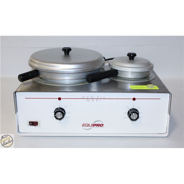 BAILIFF SEIZURE EQUIPRO DUO-PIL WAX WARMER