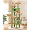 Image 2 : NEW ASSEMBLED H-71" CAT TREE CACTUS THEMED COLOUR