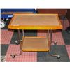 Image 1 : VINTAGE BAR CART- 26" X 23" X 14.5"