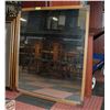 Image 1 : MIRROR 36" X 42" WITH WOOD FRAME