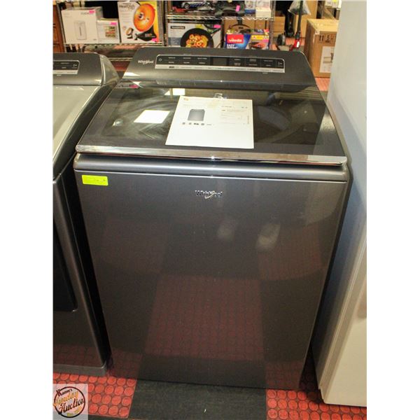 WHIRLPOOL 6.0 CUBIC FOOT CHROME ELECTRIC TOP LOAD