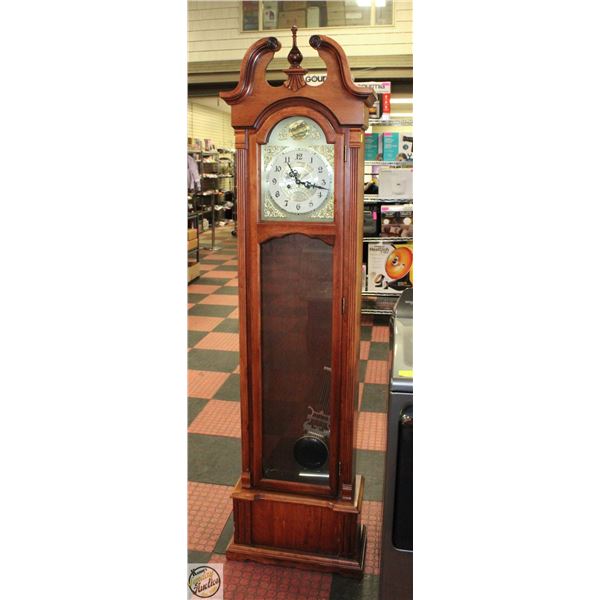 TEMPUS FUGIT GRAND FATHER CLOCK 78"
