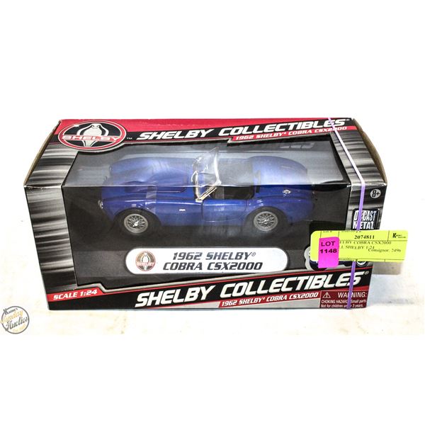 1962 SHELBY COBRA CSX2000 CARROLL SHELBY 1:24