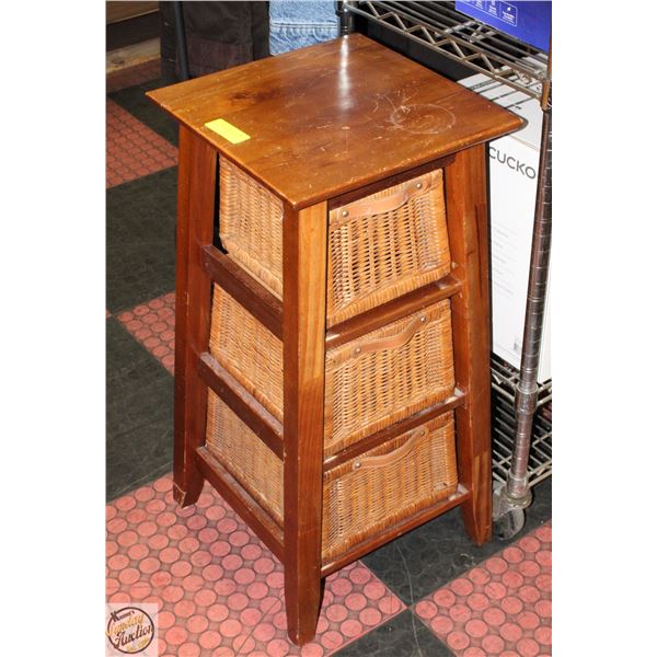 31" X 13" X 13" SHELF WITH BASKETS