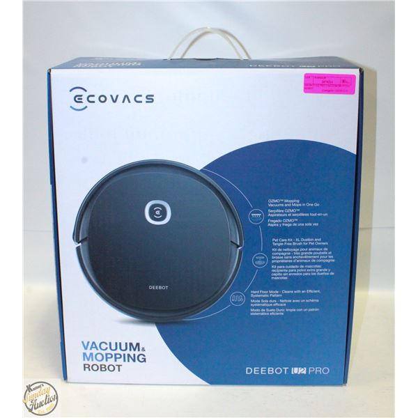 DEEBOT U2 PRO VACUUM MOPPING ROBOT