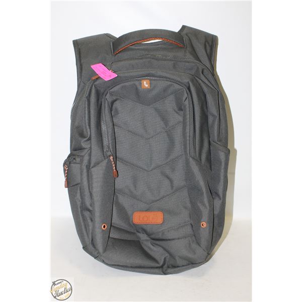 LOLE GREEN AND ORANGE BACKPACK