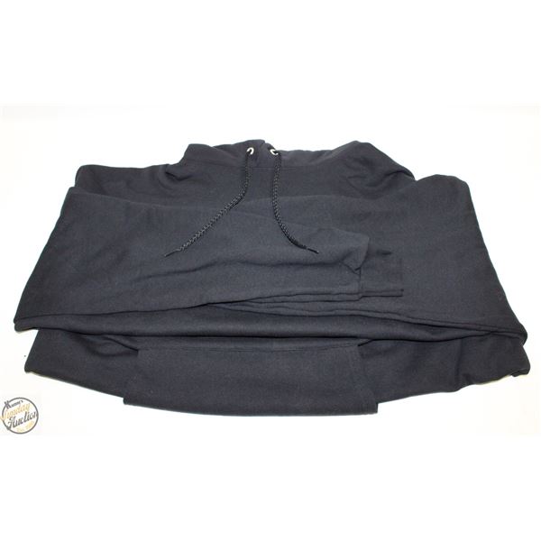 HANES 2XL BLACK PULLOVER HOODIE