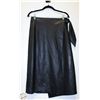 Image 1 : THE DROP SZ S LADIES TIEAROUND FAUX-LEATHER SKIRT
