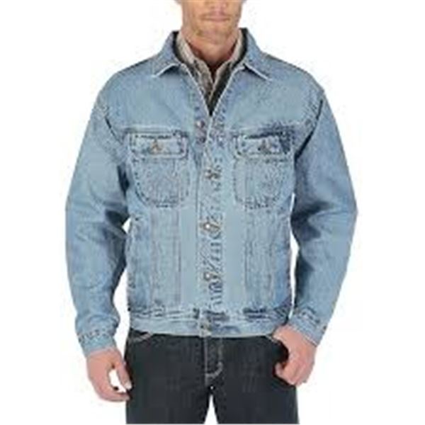 NEW WRANGLER LARGE TALL JEAN JACKET