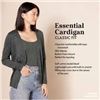 Image 1 : NEW AMAZON ESSENTIALS XXL GREY WOMENS CARDIGAN