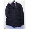 Image 2 : NEW NUTEXROL LARGE BLACK FAUX FUR HOODED JACKET