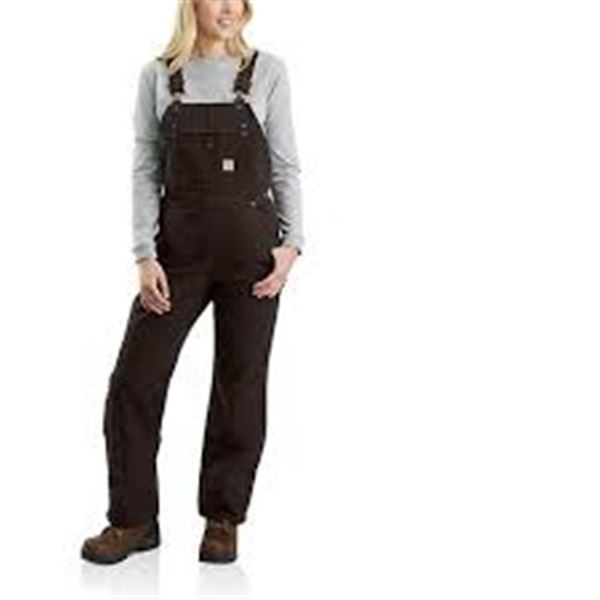 NEW CARHARTT WASHED DUCK INSULATED BIB OVERALL