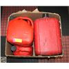 Image 1 : 4 GAS JERRY CONTAINERS