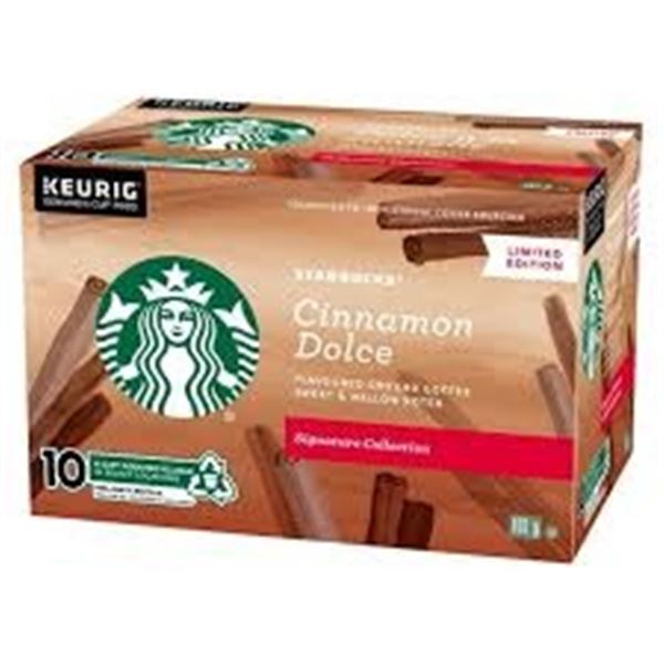 NEW 10PCS STARBUCKS CINNAMON DOLCE GROUND COFFEE