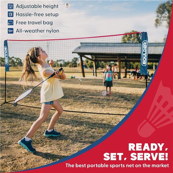 BRAND NEW BOULDER 17FT PORTABLE SPORTS NET