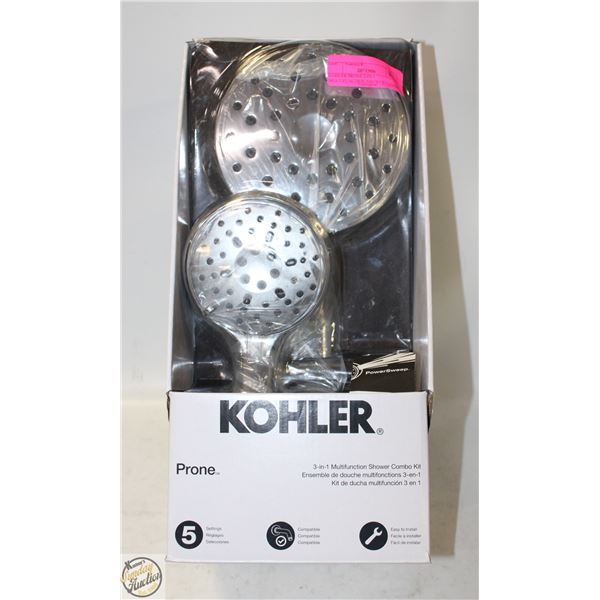 KOHLER PRONE 3-IN 1 MULTIFUNCTION SHOWER COMBO KIT