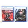 Image 1 : LOT OF (2) PS5 GAMES LIMITED EDITION
