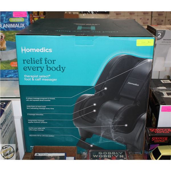 HOMEDICS THERAPIST SELECT FOOT & CALF MASSAGER
