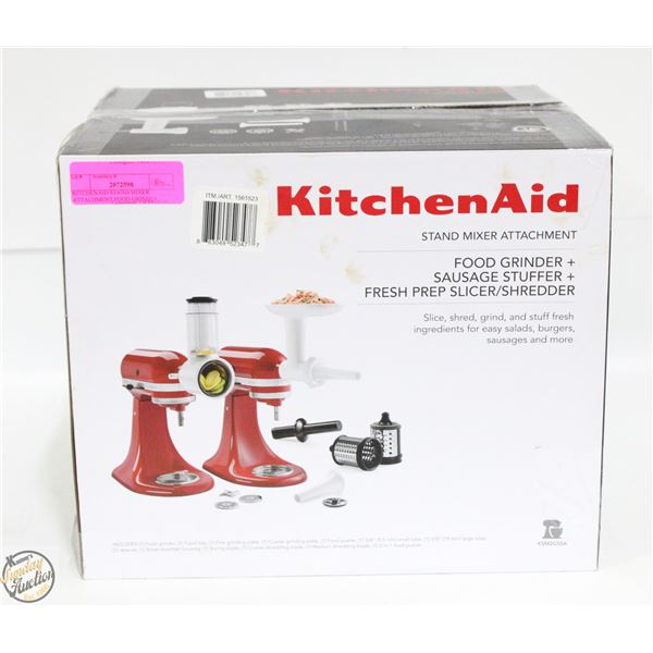 KITCHENAID STAND MIXER ATTACHMENT FOOD GRINDER