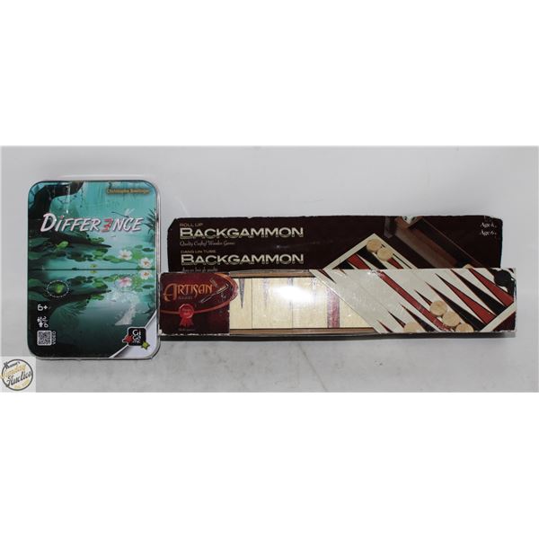 NEW ARTISAN ROLL UP BACKGAMMON